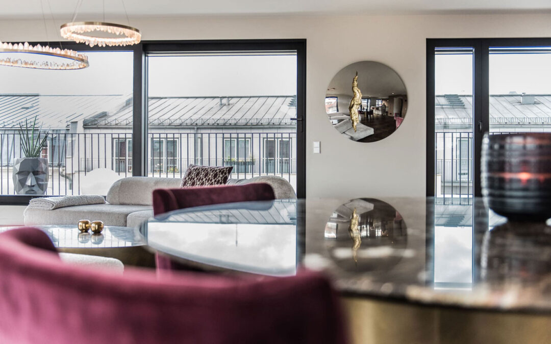Penthouse über den Dächern von München
