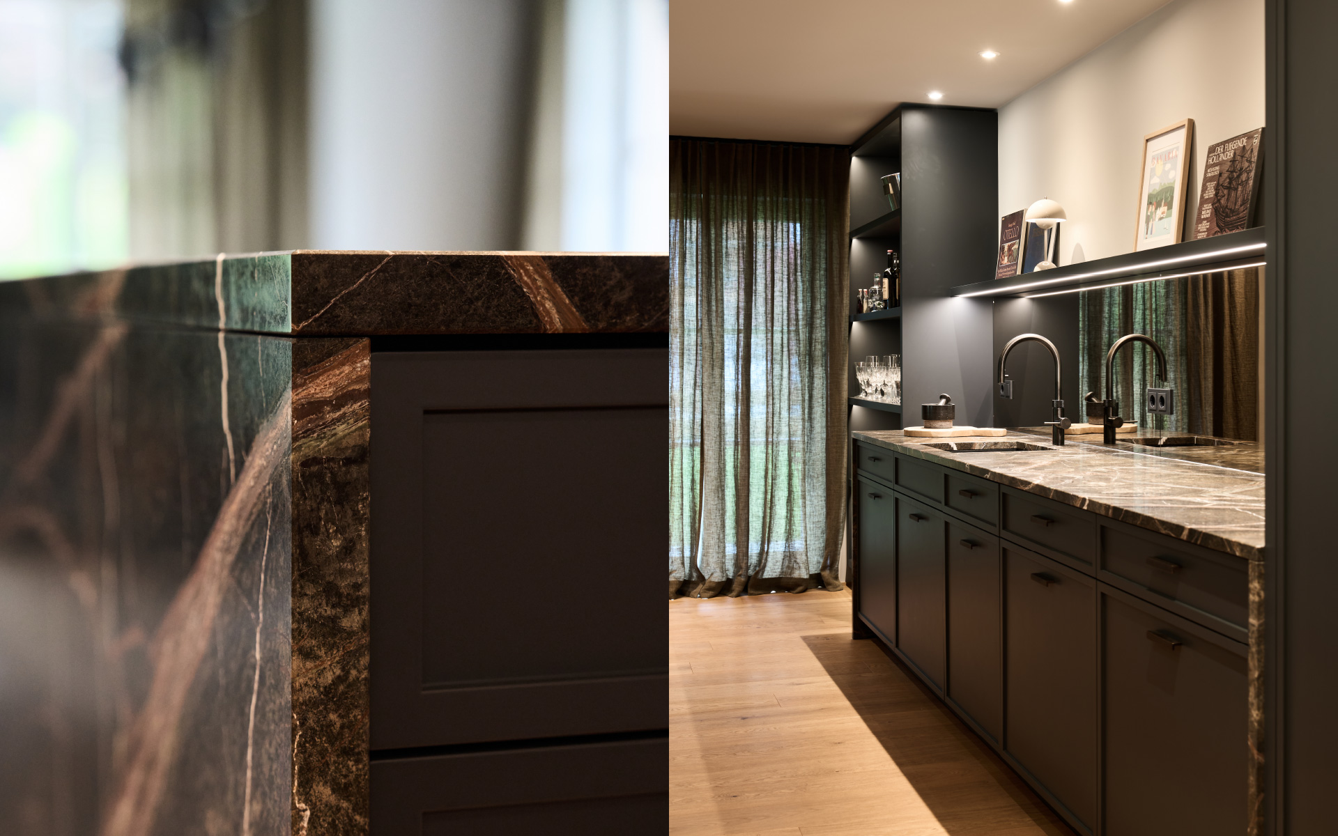 katharina-kamm-raumkultur-interiordesign-modern-classics-kueche-dunkel-lackiert
